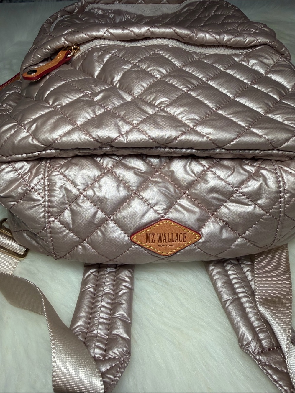 MZ Wallace quilted back pack - Picture 2 of 8
